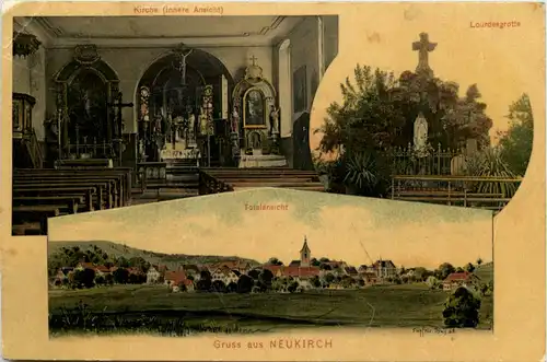 Gruss aus Neukirch - Künstler-AK Eugen Felle -610136