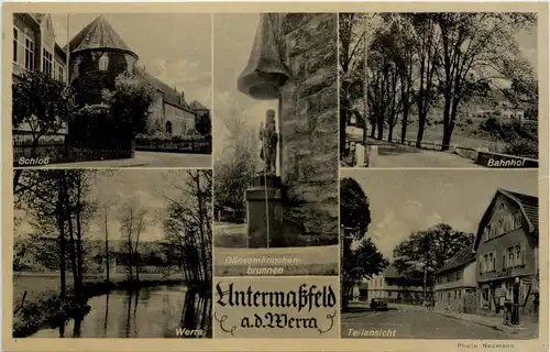 Untermassfeld Krs. Meiningen, div. Bilder -513058