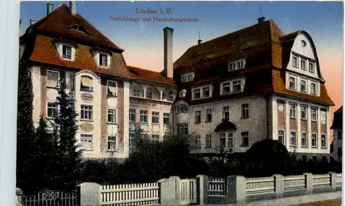 Lindau - Fortbildungs und Haushaltungsschule -611636