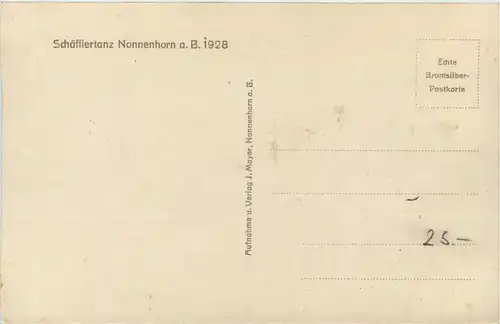 Nonnenholz - Schäfflertanz 1928 -612136