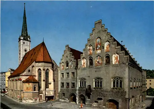 Wasserburg a. Inn, Rathaus und Marienkirche -509000