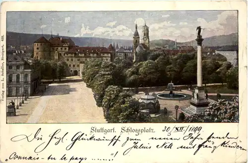 Stuttgart, Schlossplatz -509600