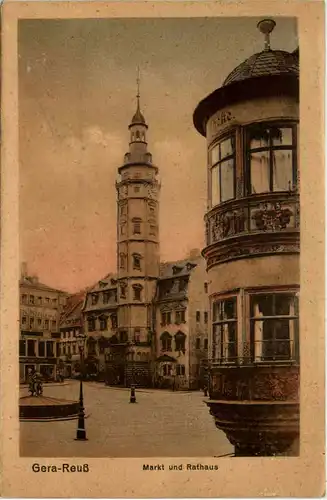 Gera-Reuss, Markt und Rathaus -510200