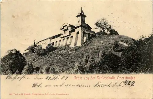 Gruss von der Schlosshalle Oberstaufen -510560