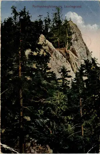 Tabarz, Aschenbergfelsen um Lauchagrund -517480