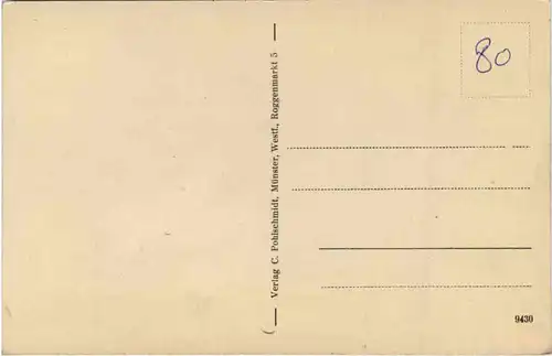 Münster i. W., Prinzipalmarkt mit Rathausbogen -517984