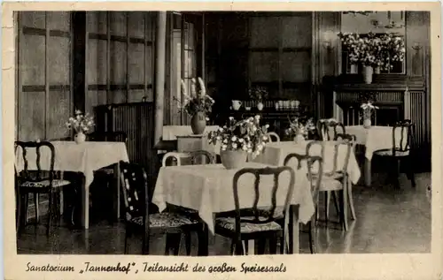 Friedrichroda, Sanatorium Tannenhof, Speisesaal -518548