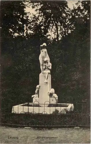 Leipzig - Schäferbrunnen -626386