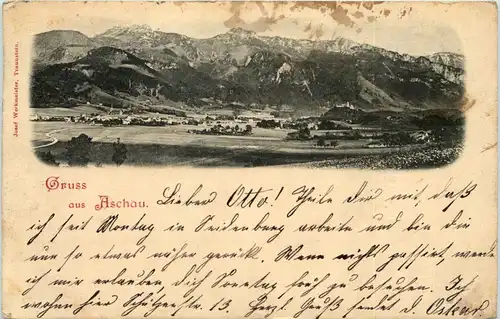 Gruss aus Aschau gelaufen in Seidenberg Oberlausitz -626546
