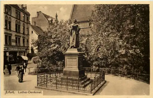 Erfurt - Luther Denkmal -614144