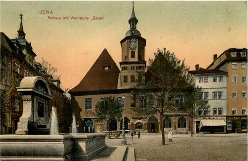 Jena - Rathaus mit Weinstube Zeise -614342