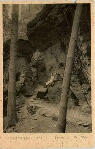 Finsterbergen - Schlucht am Hainfelsen -614422