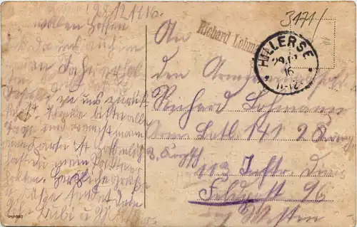 Neujahr - Kind - Feldpost Hillerse -627286