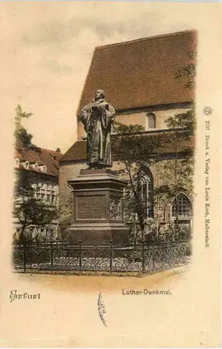 Erfurt - Luther Denkmal -614978