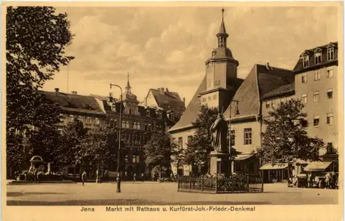 Jena - Markt mit Rathaus -614998