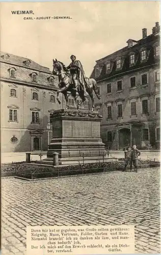 Weimar - Carl-August Denkmal -615018