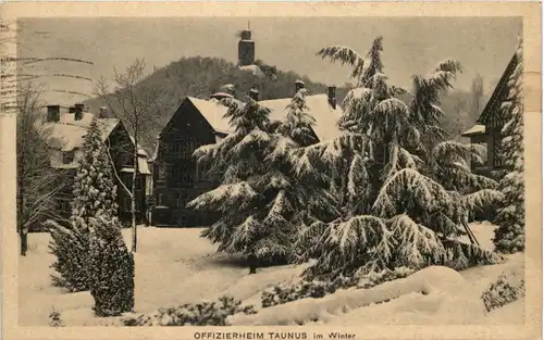 Offizierheim Taunus im Winter -627986