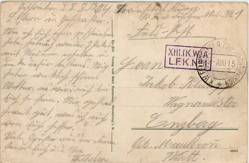 Urbeistal - Feldpost -615612