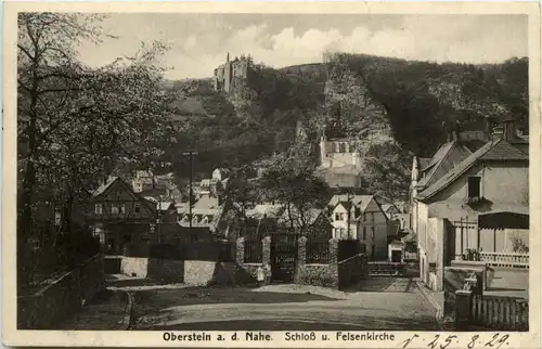 Oberstein - Schloss und Felsenkirche -616312