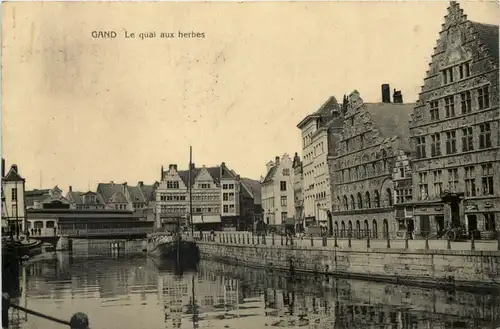 Gand - Le quai aux herbes -629474