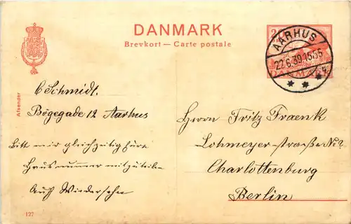 Ganzsache Aarhus -629614