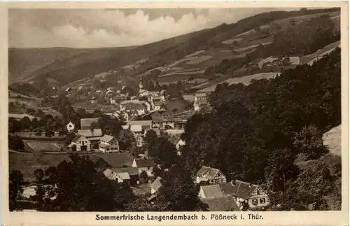 Sommerfrische Langendembach b. Pössneck -518886