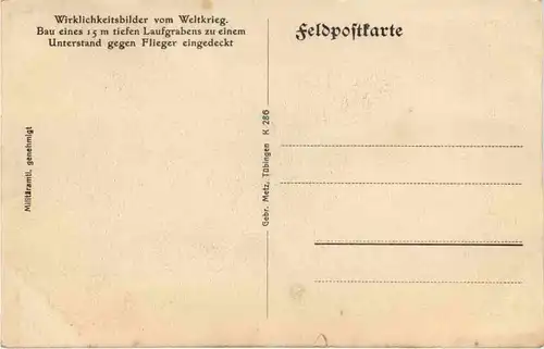 Laufgraben - 1. WK -617228