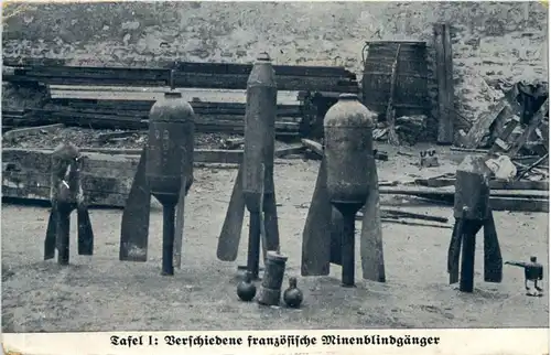 Französische Minenblindgänger - Feldpost Reserve Infanterie Regiment 104 -617308