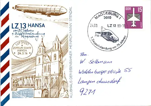 Magdeburg - Luftschiff LZ13 Hansa -617588