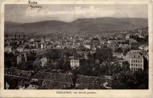 Rudolstadt, vom Schloss gesehen -519266