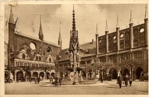 Lübeck - Marktplatz - Ganzsache -617768