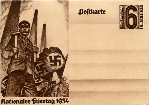 Nationaler Feiertag 1934 - Ganzsache -617788