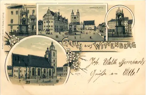 Gruss aus Wittenberg - Litho -618188