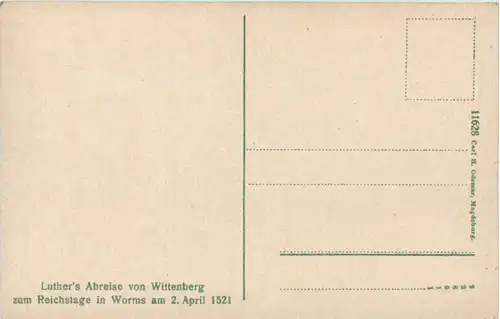 Wittenberg - Luthers Abreise -618708