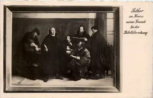Martin Luther im Kreise seiner Freunde -618728