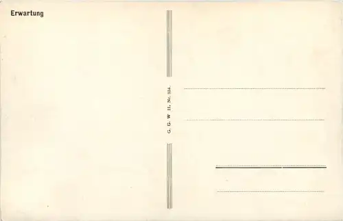 Künstler AK - Erwartung -618968