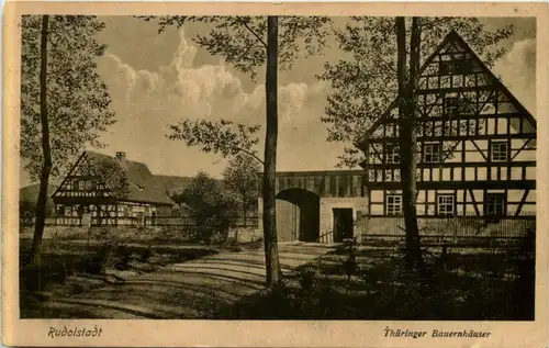 Rudolstadt, Thüringer Bauernhäuser -520426