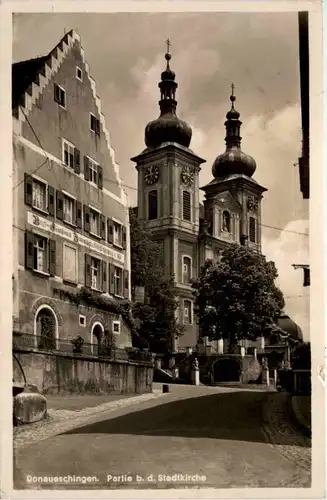 Donaueschingen, Partie bei der Stadtkirche -520886