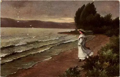 Künstler Ak - E. Frank -619748