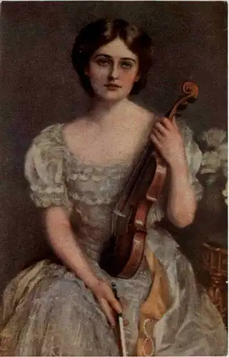 Frau mit Geige -619788
