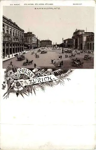 Gruss aus Zürich - Litho Carl Künzli -629776