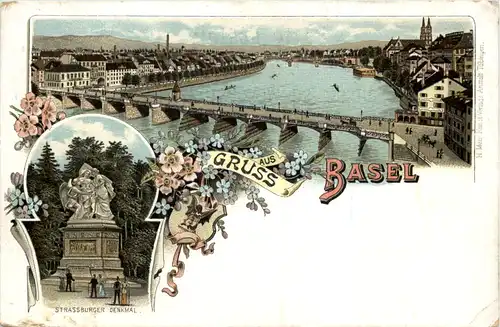 Gruss aus Basel - Litho -629816