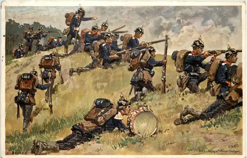 Soldaten - Künstler AK C. Becker -620668