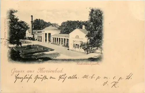 Gruss aus Marienbad - Ferdinandquelle -621108