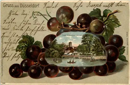 Gruss aus Düsseldorf - Litho -621588