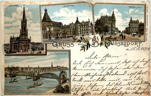 Gruss aus Düsseldorf - Litho -621608