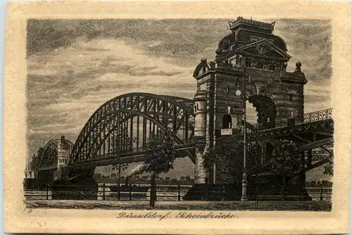 Düsseldorf - Rheinbrücke -621728