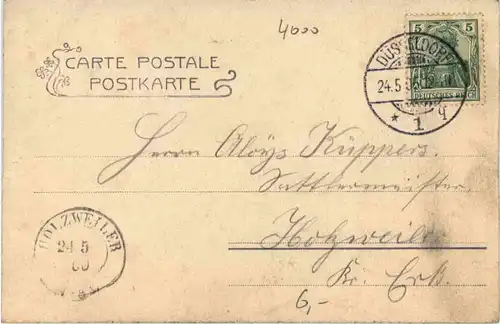 Düsseldorf - Mikroskop Postkarte -621888