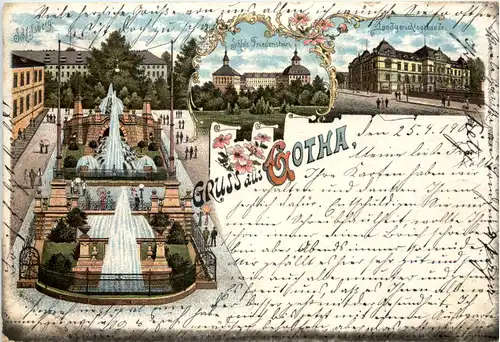 Gruss aus Gotha - Litho -631476