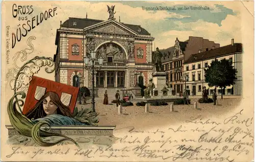 Gruss aus Düsseldorf - Litho -622088